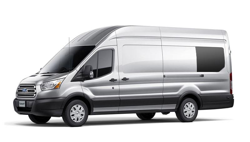 Ford Transit 2013> MK8/T18 (LWB) N/S/R Fixed Window in Privacy Tint