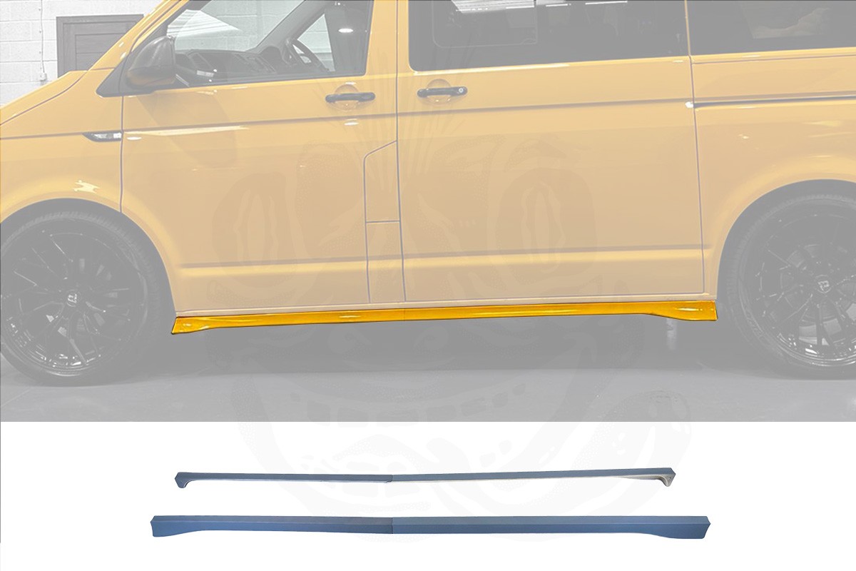 VW T6/T6.1 Side Skirts - SWB (PRIMED) - Image 2
