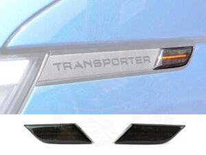 Alternative view of T6.1 Dynamic LED Side Repeaters (Gloss Black W/ Black Lens)