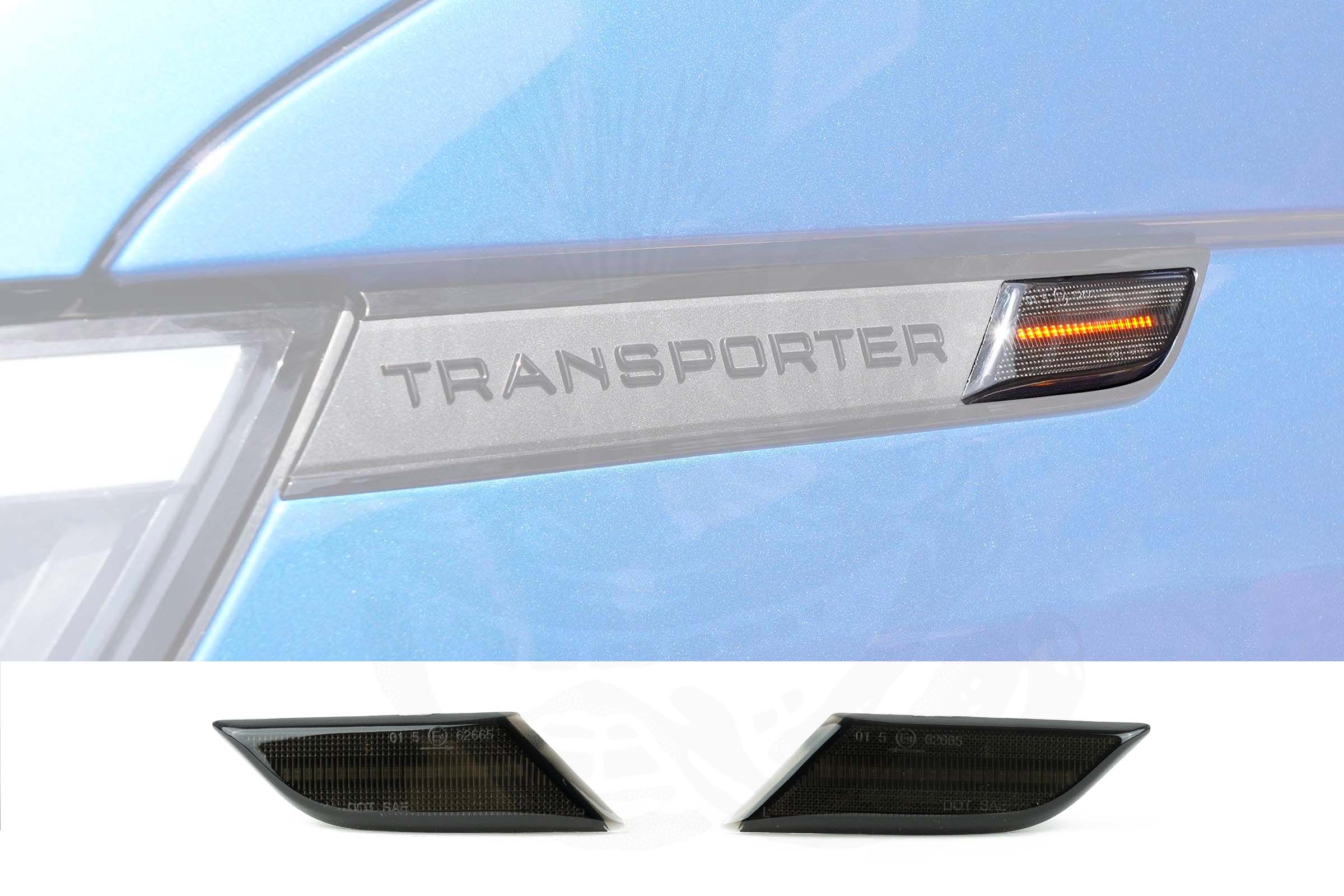 T6.1 Dynamic LED Side Repeaters (Gloss Black W/ Black Lens) - Image 2