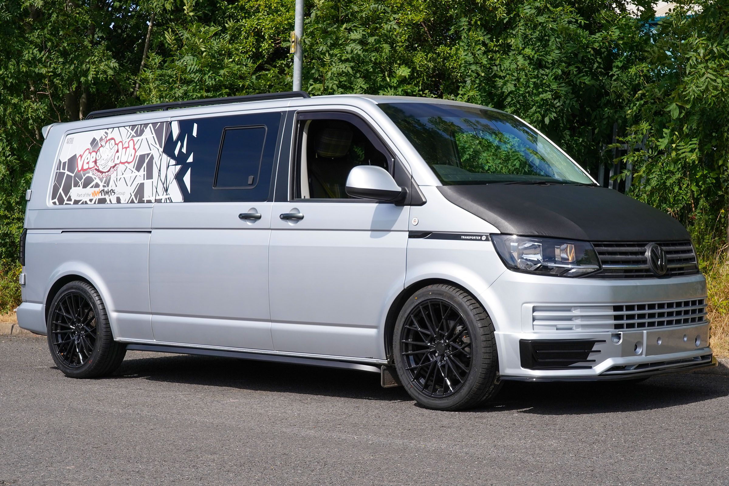 T6/T6.1 Matt Black Trapezoid Sidebars SWB - Image 3