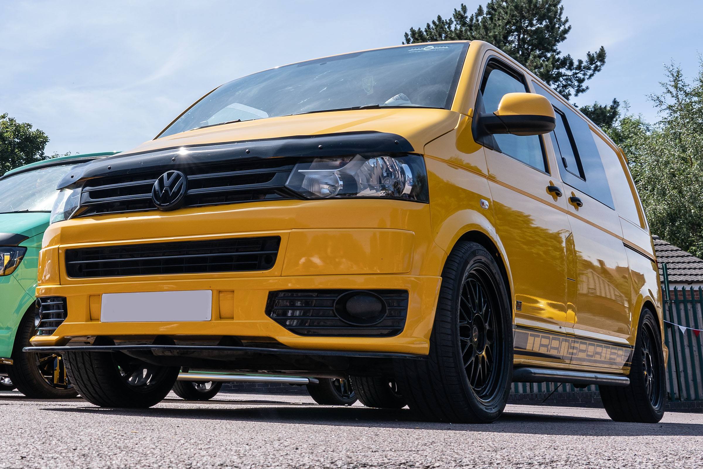 VW T5.1 Sportline Style Front Fog Light Cover Inserts - Image 2