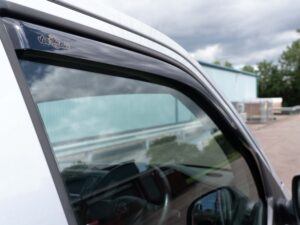 VW T5/T5.1 DUB Style Black Wind Deflectors (In-Channel) - Image 4