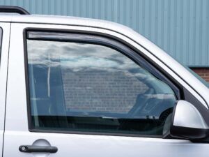 VW T5/T5.1 DUB Style Black Wind Deflectors (In-Channel) - Image 3