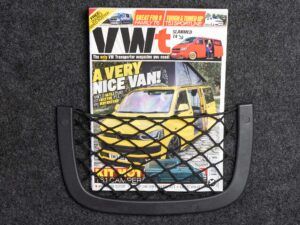 Large Curved Elasticated Van Storage Net – Black