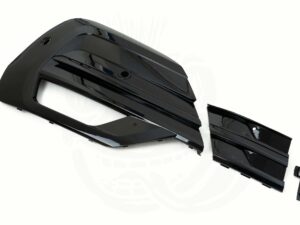 VW T6.1 Gloss Black Front Bumper Grille Inserts - Image 3