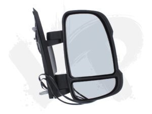 Alternative view of Peugeot Boxer S/Arm Electric & Heated W/5W Indicator W/Temp Sensor Wing Mirror Offside – Black