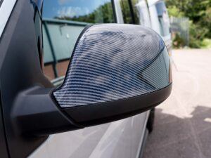 VW T5.1 Pair Of Wing Mirror Covers - Carbon Fibre Effect - Image 6