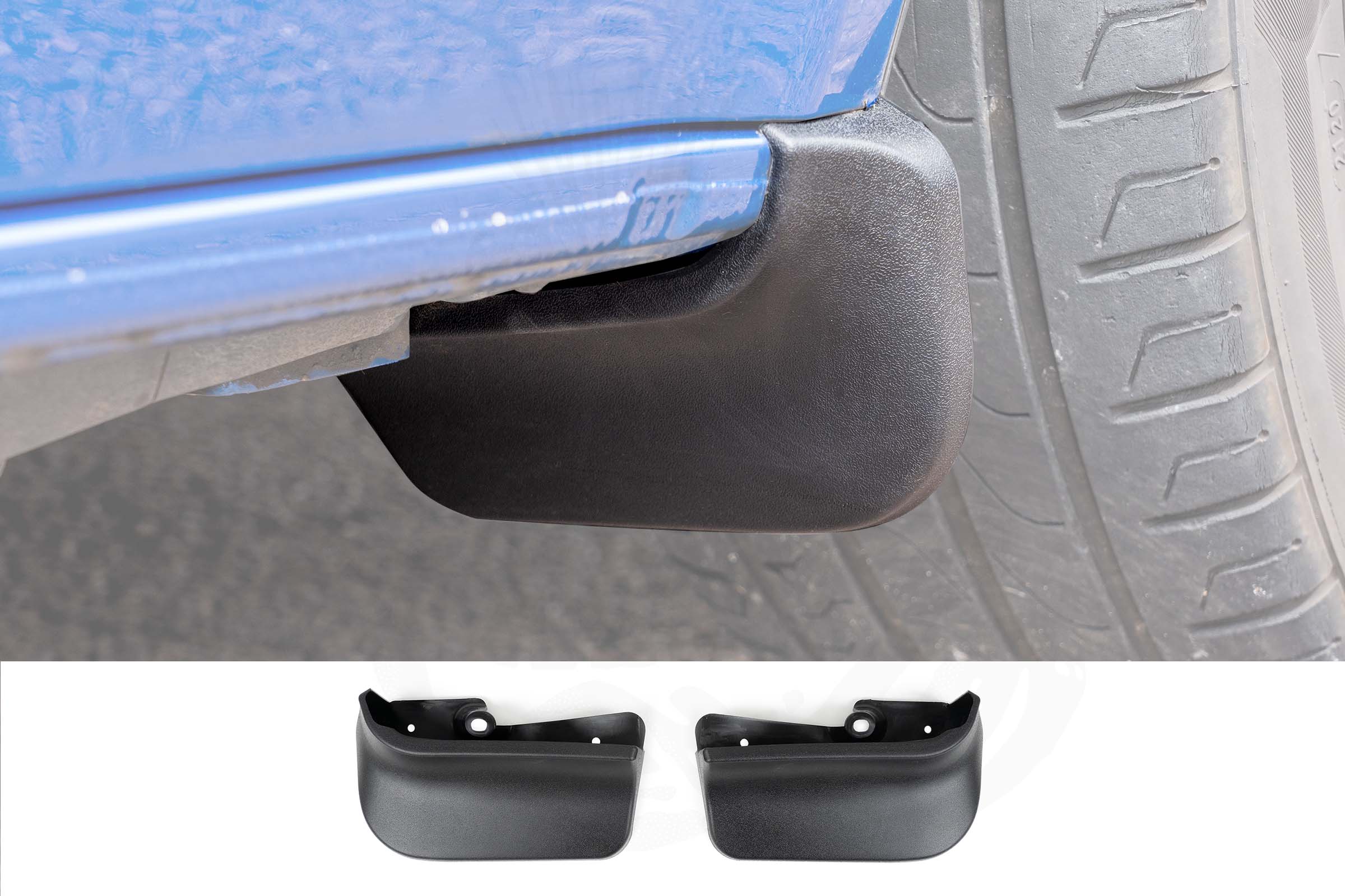 VW T5/T5.1 DUB Style Front Mudflaps (Pair) - Image 2
