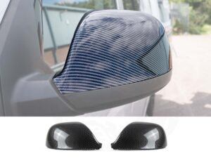 Alternative view of VW T6/T6.1 Pair Of Wing Mirror Covers - Carbon Fibre Effect