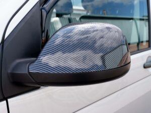 VW T6/T6.1 Pair Of Wing Mirror Covers - Carbon Fibre Effect - Image 6
