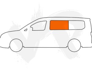 Ford Transit Connect MK3 (LWB L2) N/S Front Fixed Window In Privacy Tint