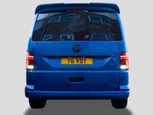 VW T6.1 Red & Clear LED Rear Lights With Dynamic Indicator – Tailgate - Image 6