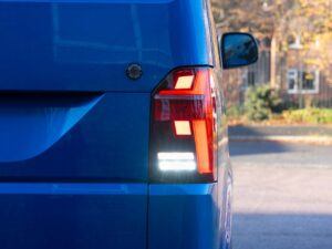 VW T6.1 Red & Clear LED Rear Lights With Dynamic Indicator – Tailgate - Image 8