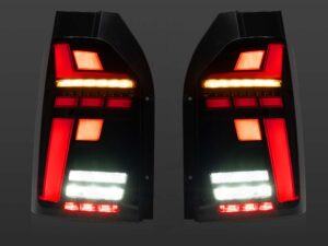 VW T6.1 Smoked LED Rear Lights With Dynamic Indicator – Tailgate - Image 3