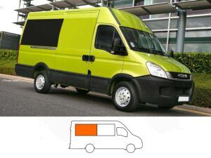 Alternative view of Iveco Daily 01-14 (MWB) Rear Fixed Window (Nearside & Offside)