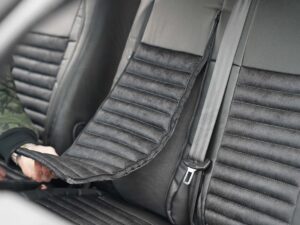 VW T5/T5.1 Alcantara Style Seat Covers - Black - Image 10
