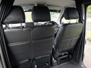 VW T6/T6.1 Alcantara Style Seat Covers - Black - Image 6