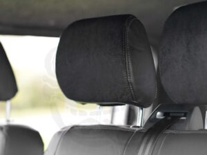 VW T6/T6.1 Alcantara Style Seat Covers - Black - Image 11