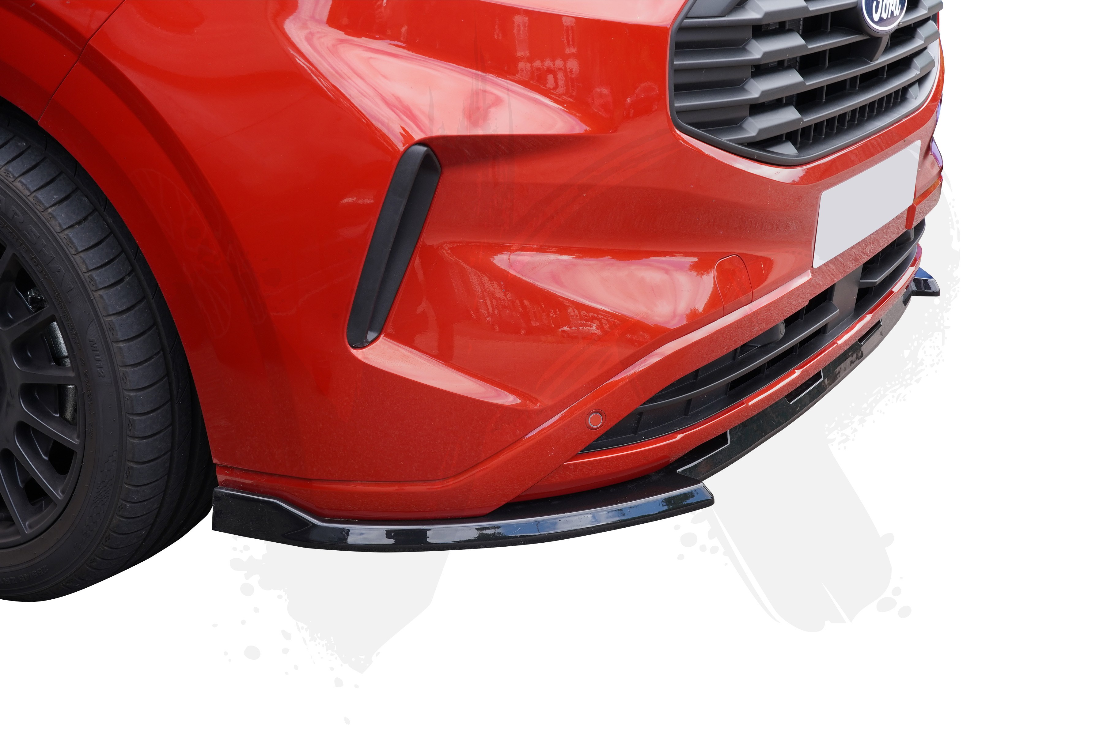 Transit Custom (MK2) 2024> Front Splitter - Under Original Bumper - Image 4