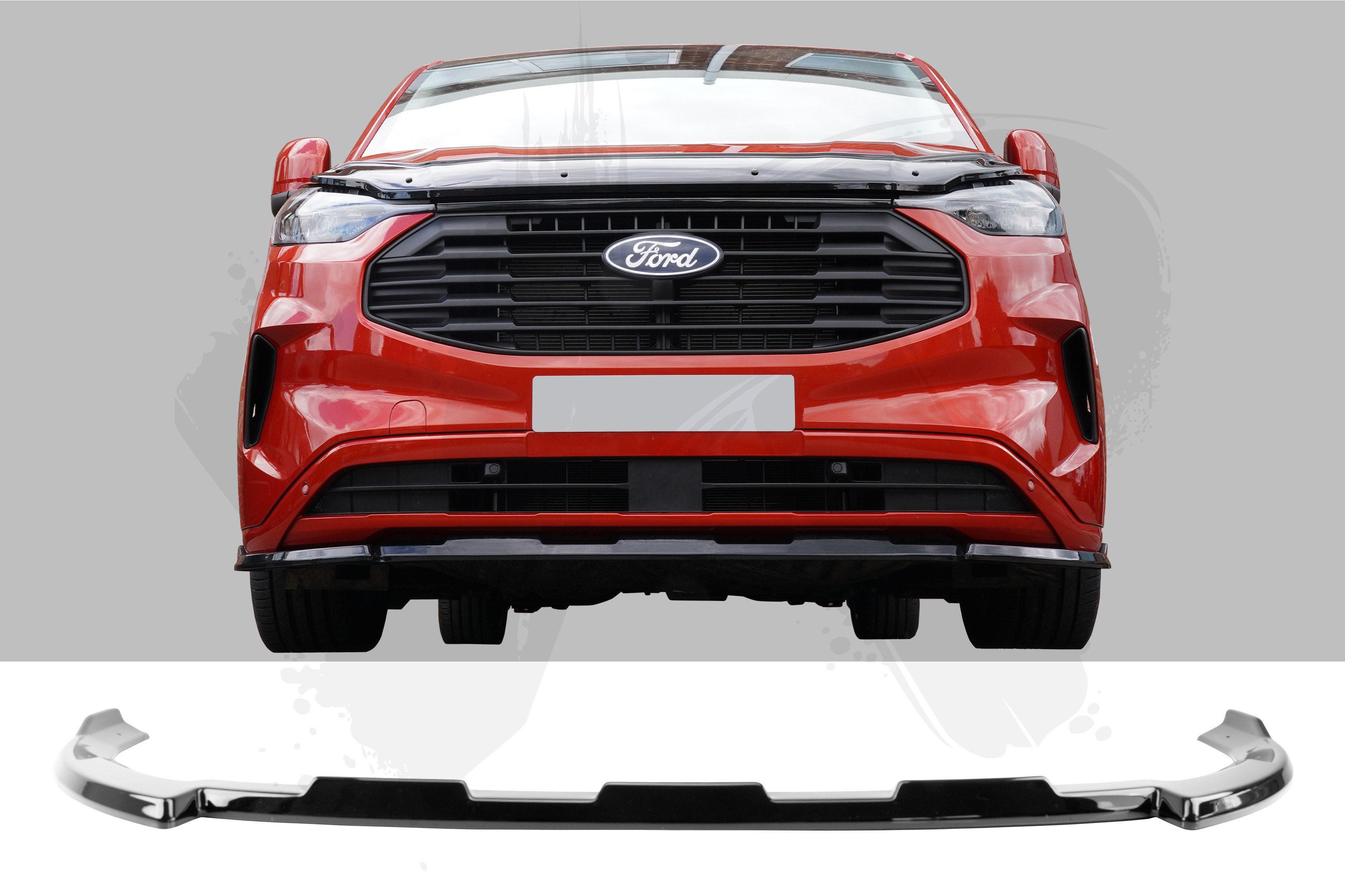 Transit Custom (MK2) 2024> Front Splitter - Under Original Bumper
