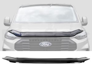 Alternative view of Ford Transit Custom (MK2) 2024> Deflec Bonnet Deflector - Gloss Black