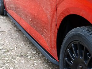 VW T7 2025> / Ford Transit Custom (MK2) 2024> Matt Black Trapezoid Sidebars SWB - Image 7