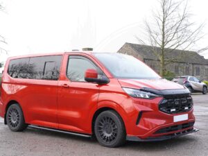 VW T7 2025> / Ford Transit Custom (MK2) 2024> Gloss Black Sportline Style Sidebars SWB - Image 3