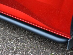 VW T7 2025> / Ford Transit Custom (MK2) 2024> Matt Black Sportline Style Sidebars SWB - Image 5