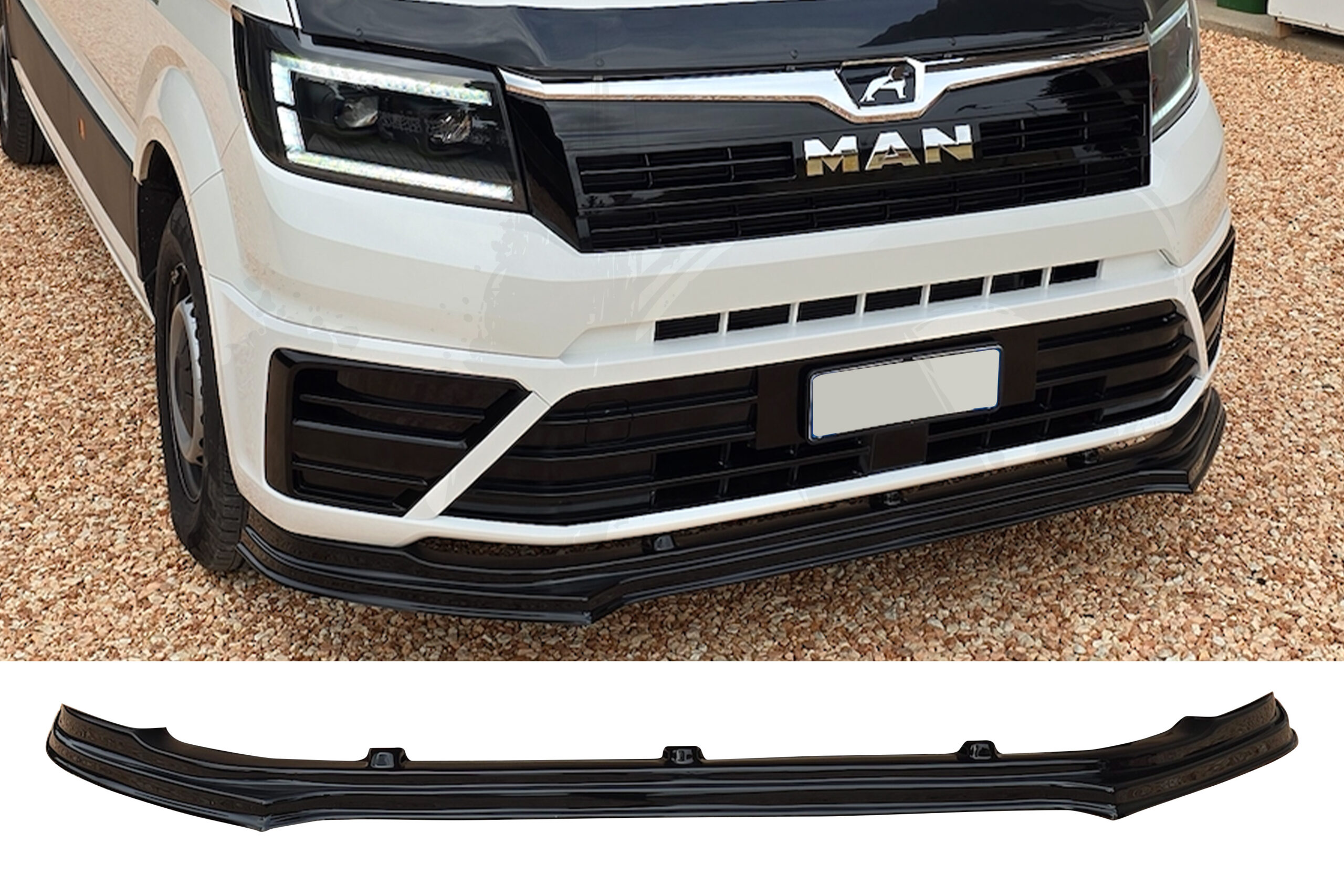 MAN TGE Front Splitter - Under Original Bumper (2017>)