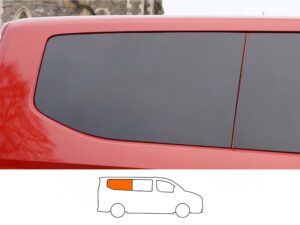 VW T7 / Ford Transit Custom (MK2) 2024> O/S Rear Quarter (SWB L1) Fixed Window in Privacy Tint