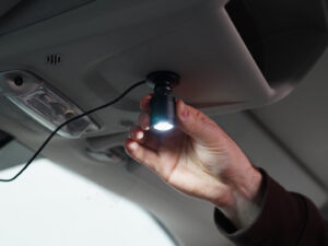 Internal LED 12V Adjustable Spot Light (Black) - Image 4
