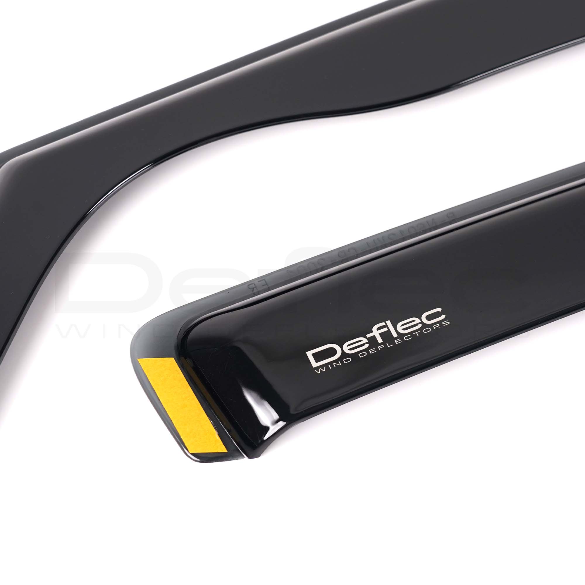 VW Caddy 04>20 Deflec Smoked Wind Deflectors - Image 2