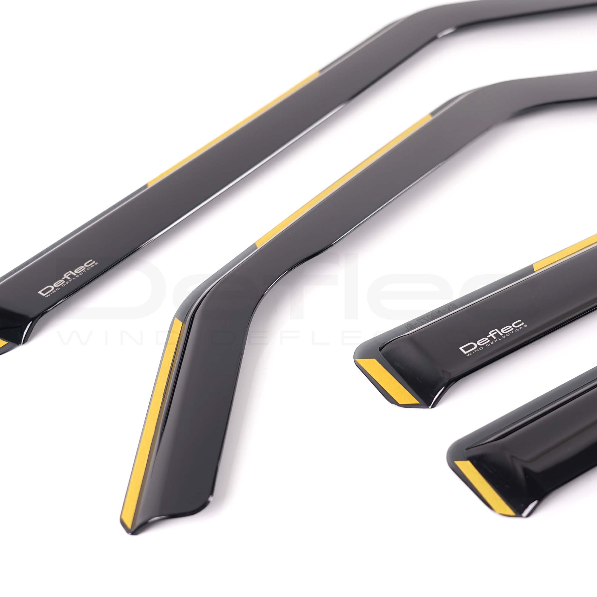 Land Rover Defender 2020> Deflec Smoked Wind Deflectors - Image 4