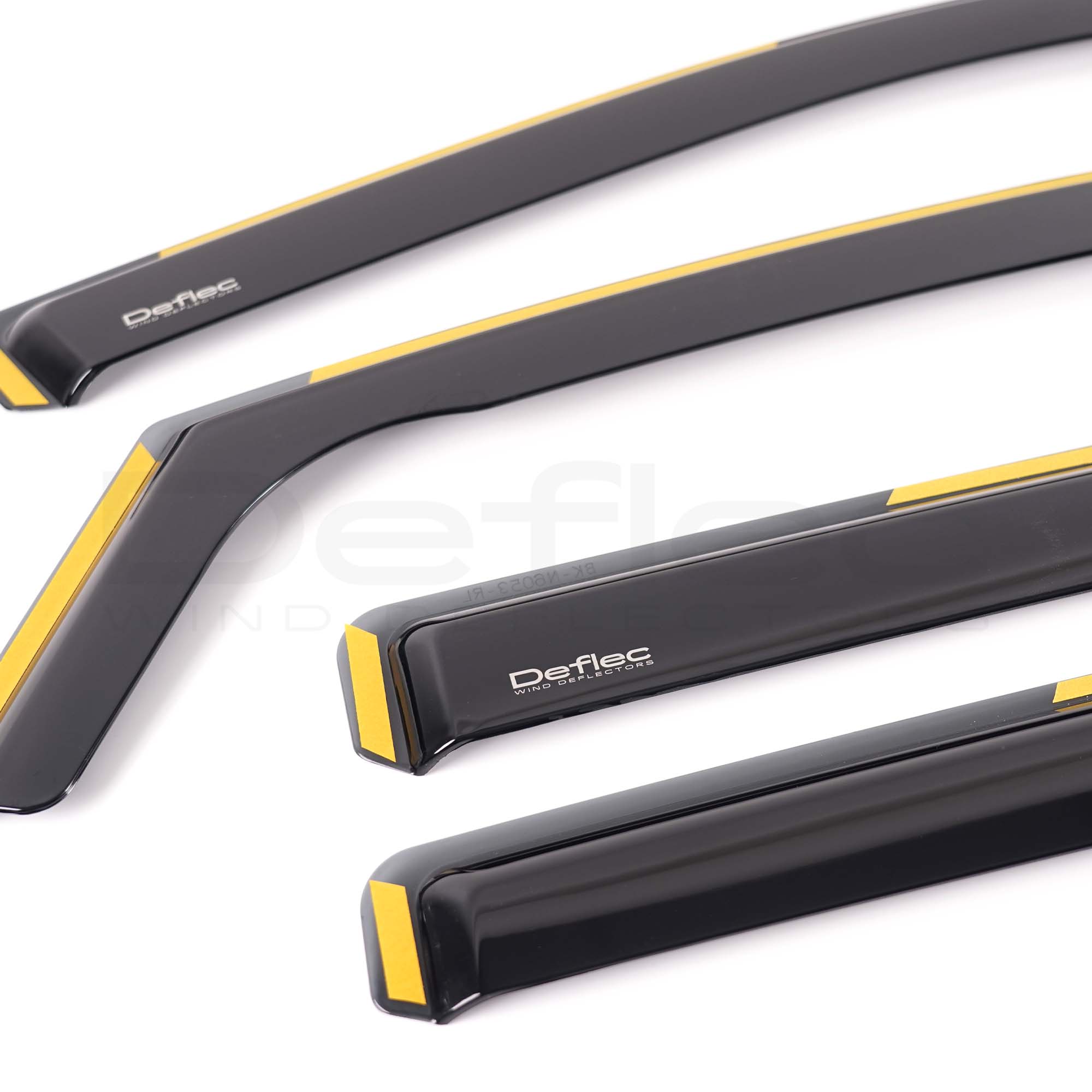 VW Amarok 2023> Deflec Smoked Wind Deflectors - Image 2