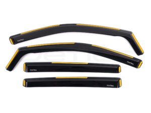 Ford Ranger 2023> Deflec Smoked Wind Deflectors