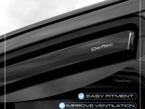 Renault Trafic 01>14 Deflec Smoked Wind Deflectors - Image 5