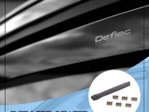 Renault Trafic 01>14 Deflec Smoked Wind Deflectors - Image 3