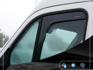Renault Trafic 01>14 Deflec Smoked Wind Deflectors - Image 8