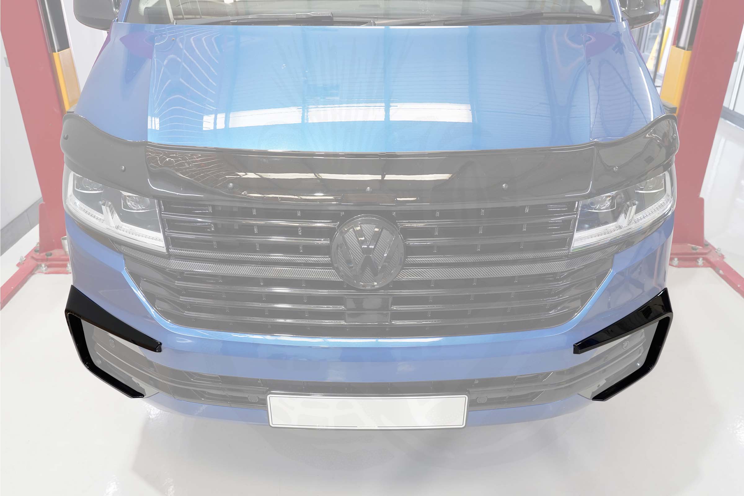VW T6.1 Front Canards - Gloss Black - Image 3