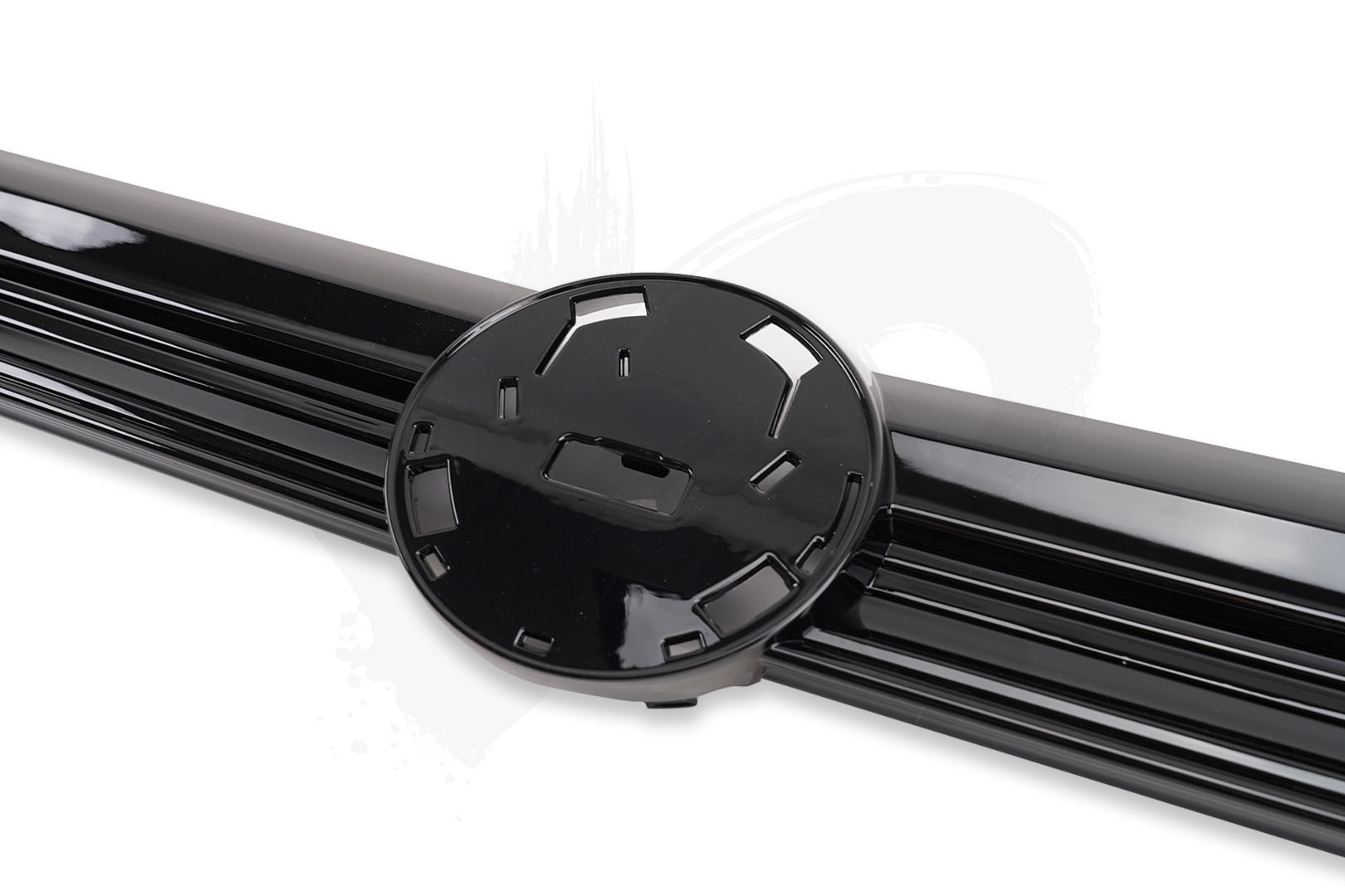 VW Caddy 22> Highline Style Gloss Black Front Grille - Image 2