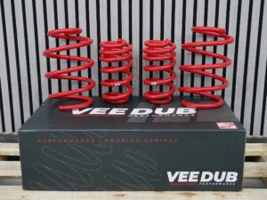 Alternative view of T6/T6.1 Vee Dub Performance 50mm Lowering Springs