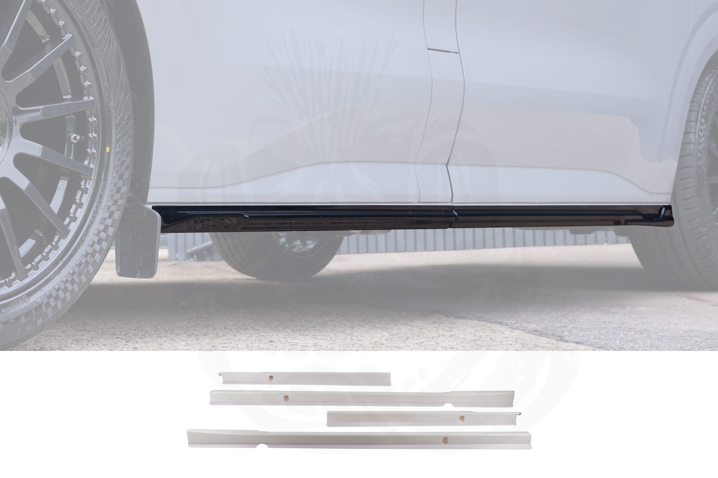 VW T7 / Ford Transit Custom (MK2) 2024> LWB Side Skirts - Image 2