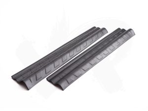 VW Crafter 12-17 (2pcs) Front Door Sill Protectors in Textured Black