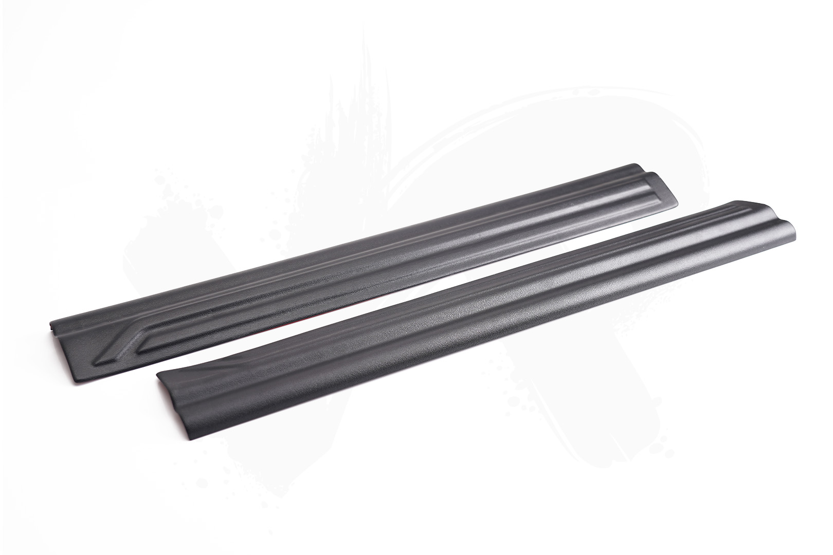Mercedes Vito 14> (2pcs) Front Door Sill Protectors in Textured Black