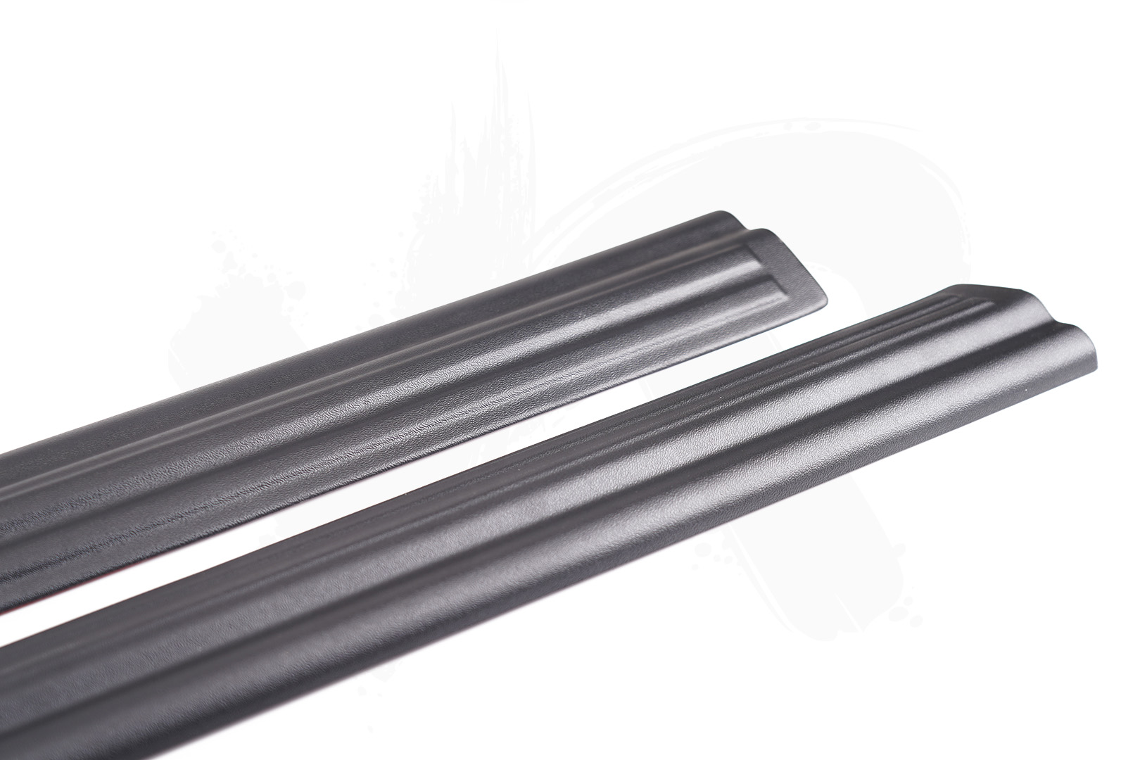 Mercedes Vito 14> (2pcs) Front Door Sill Protectors in Textured Black - Image 2