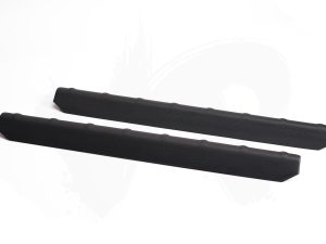 Transit Custom Mk2 24>/ VW T7 24> (2pcs) Front Door Sill Protectors in Textured Black