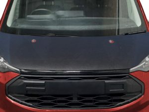 Ford Transit Custom 24> Plain Black Bonnet Bra