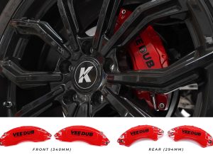 T5.1 Vee Dub Performance Caliper Covers (Big Brake Front) (4 Piece Set)