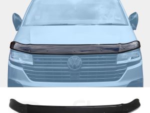 VW T6/T6.1 Deflec Bonnet Deflector - Gloss Black